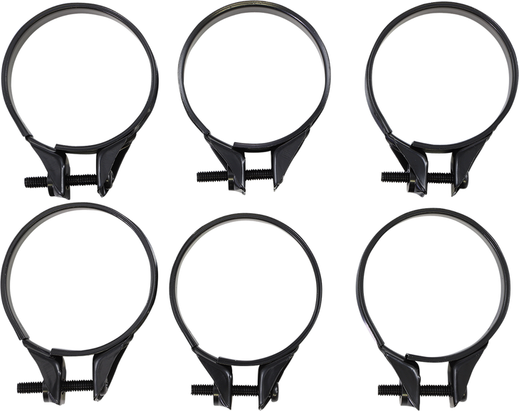 Moose Racing Carburetor Clamps - 41-44 Mm - 6-Pack 110-1044