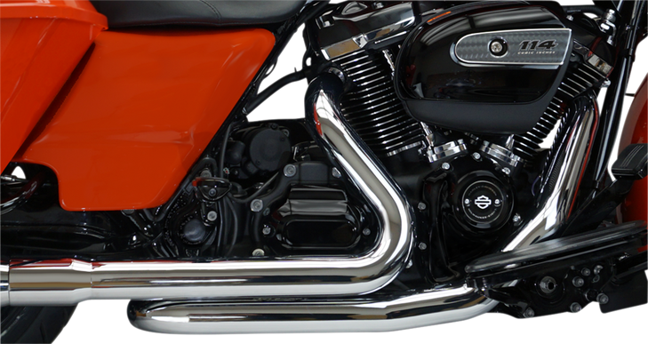 Khrome Werks Aggressor 2-Into-2 Crossover Headers - Chrome - M8 200420