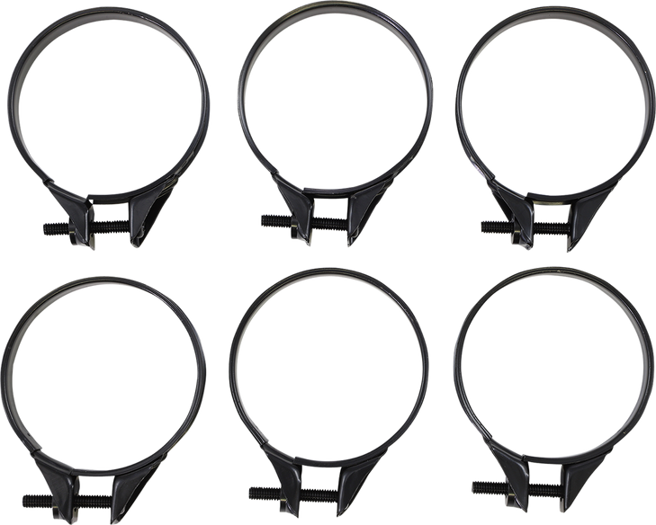 Moose Racing Carburetor Clamps - 49-51 Mm - 6-Pack 110-1051