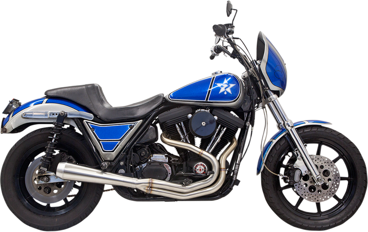 Bassani Xhaust Road Rage 3 Exhaust - Stainless Steel 1Fxrss