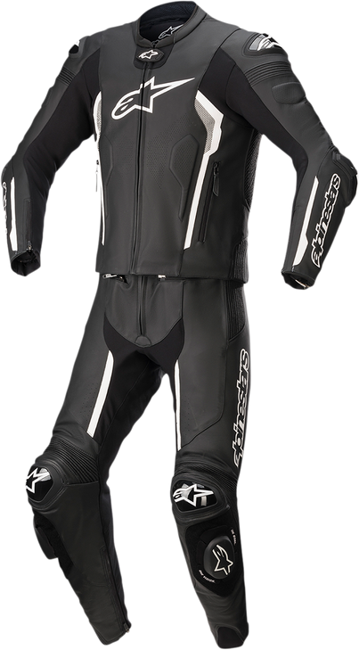 Missile V2 2-Piece Leather Suit - Black/White - Us 42 / Eu 52 3160122-12-52