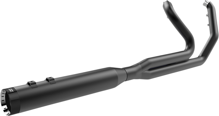 Khrome Werks 2-Into-1 Outlaw Exhaust System - Black 200785