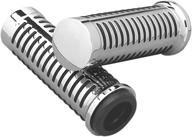 Parts Unlimited Grips - 7/8" - Chrome
