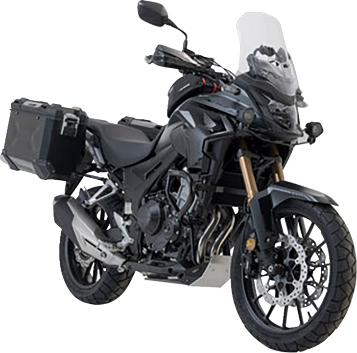 Sw-Motech Trax Adv Aluminum Case System - Black - Honda Cb/Cbr/Nx 500 '13-'24 Kft.01.400.70001/B