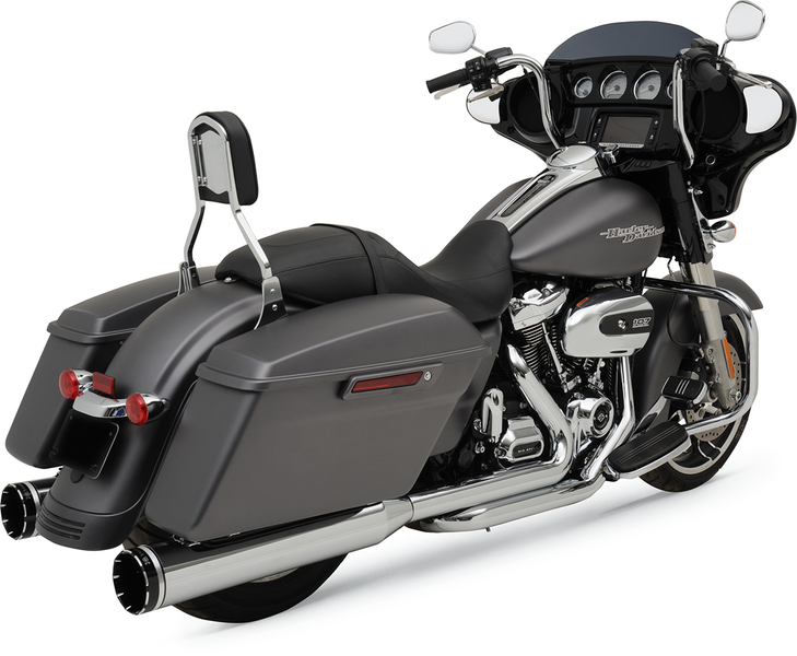 Khrome Werks 2-Into-2 Dominator Exhaust System With 4-1/2" Mufflers - Chrome - Fl 200400A