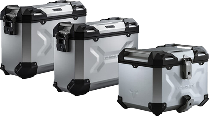Sw-Motech Adventure Luggage System - Silver - Triumph Tiger 800/1200 '20-'24 Adv.11.953.75001/S