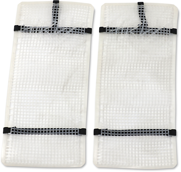Moose Racing Mud Radiator Cover - White - Husqvarna Hprmudhus3504Tm