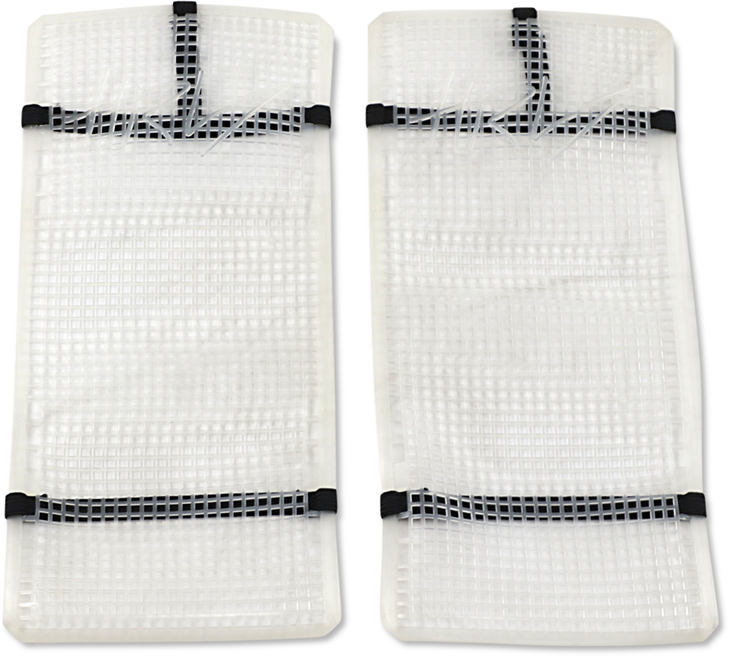 Moose Racing Mud Radiator Cover - White - Ktm Hprmudkt1252Tm