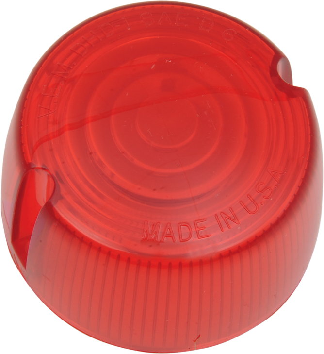 Chris Products Turn Signal Lens - '73-'84 Fx - Red Dhd1R