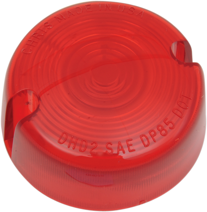 Chris Products Rear Turn Signal Lens - Red - '86-'99 Fx Dhd2R