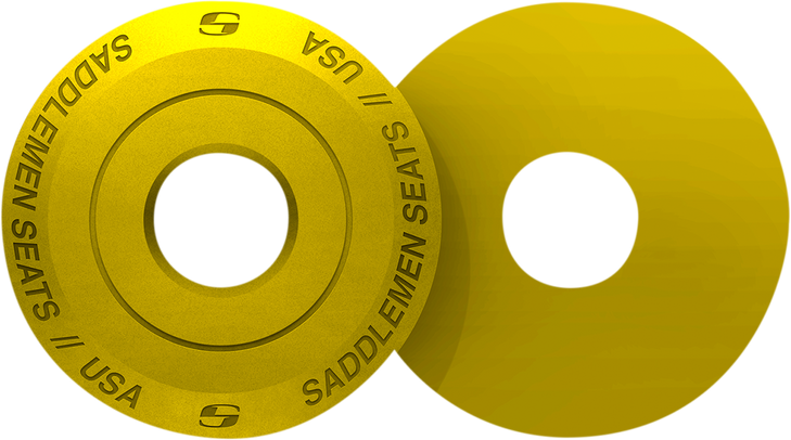 Saddlemen Fender Seat Washer - Yellow 14707Yw