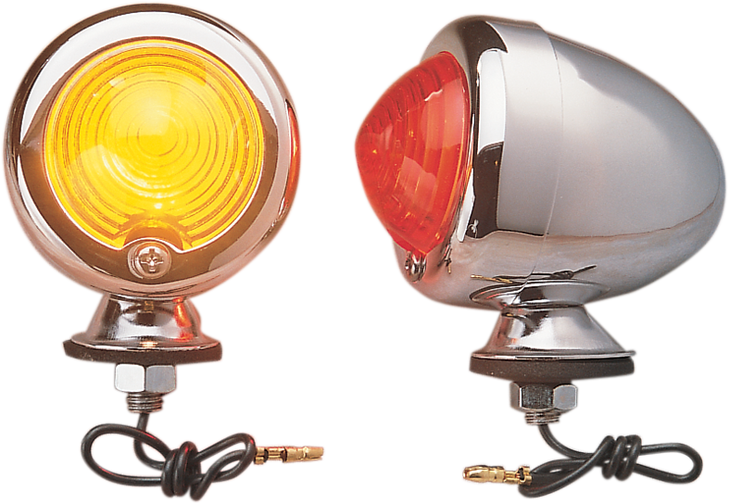 Drag Specialties Replacement Amber Lens For Bullet Light