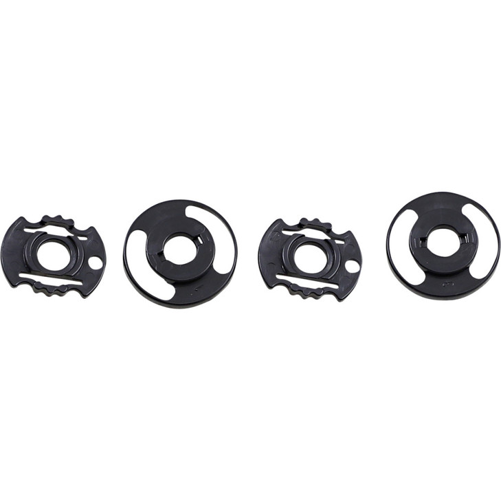 Biltwell Gringo S/Lane Splitter Base Plate - Gen 2 - Black - Pair 0034-24