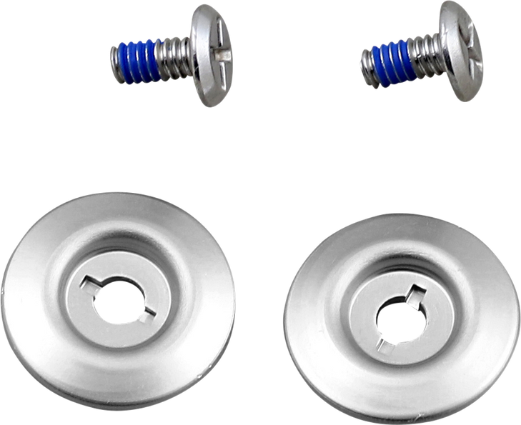 Biltwell Gen 2 Hardware Kit - Ss Screw - Silver Baseplate 0034-150-73