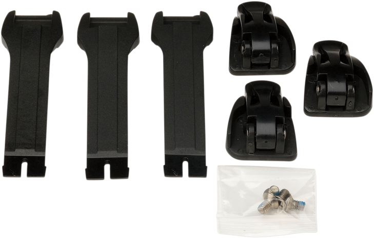 Moose Racing Strap/Buckle Kit - Black 3430-0842