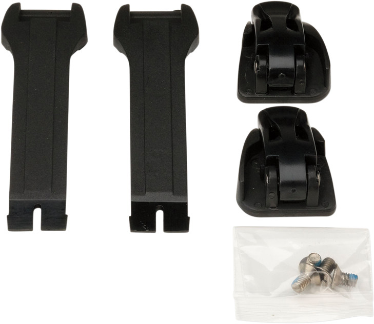 Moose Racing Strap/Buckle Kit - Black 3430-0840