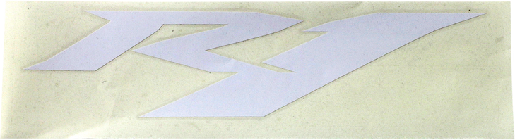 Factory Effex R1 Decal - White - 12" 17-94216