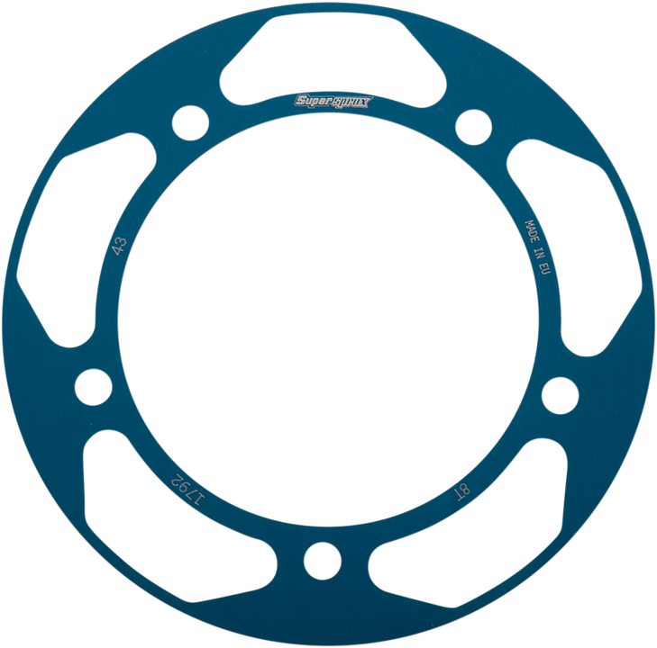 Supersprox Edge Rear Sprocket Insert - Blue - 43 Tooth Racd-1792-43-Blu
