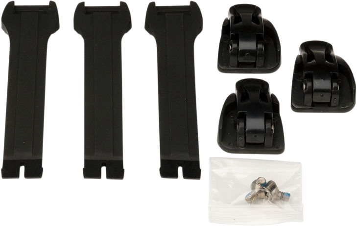 Moose Racing Strap/Buckle Kit - Black 3430-0843