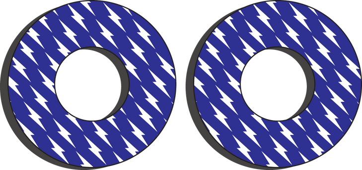 Factory Effex Grip Donuts - Yamaha Blue/White 22-67200