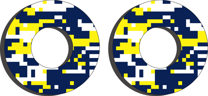 Factory Effex Grip Donuts - Husqvarna Blue/Yellow 22-67600