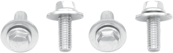 Bolt Bolts With Washers - Hex/Flange - M6 X 16 - 10 Pack 024-11616
