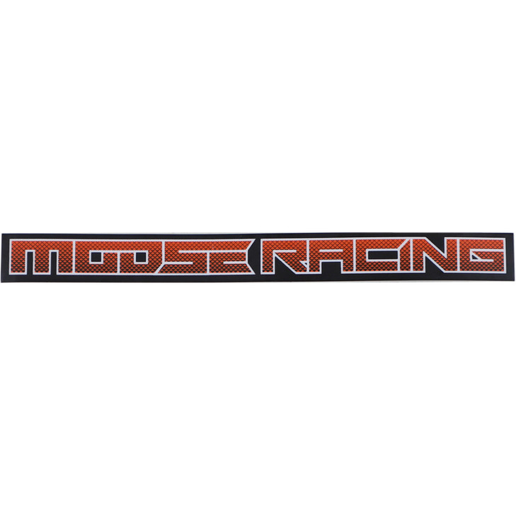 Moose Racing Decal - Moose Corporate - Orange/White - 6" 4320-2410