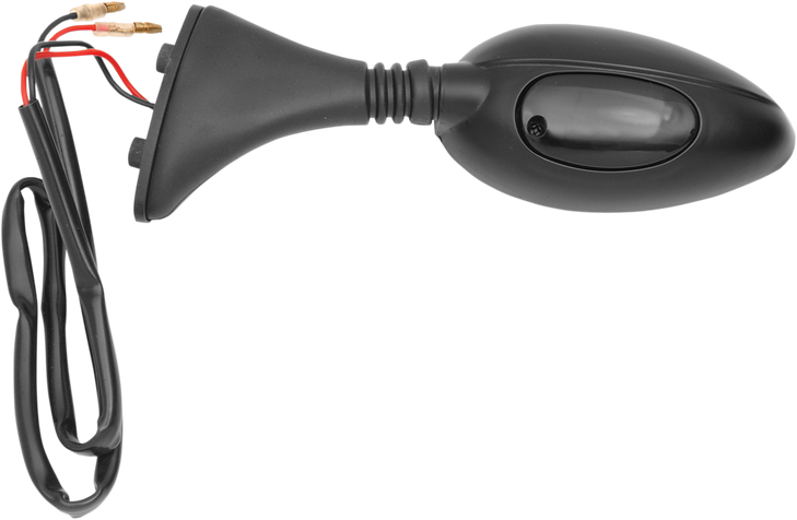 Parts Unlimited Universal Mirror - Black - Left