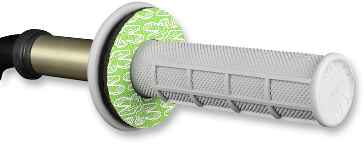 Renthal Grip Donutz - White/Green G203