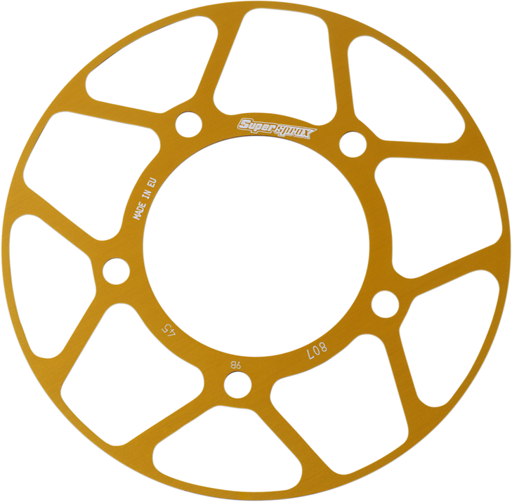 Supersprox Edge Rear Sprocket Insert - Gold - 45 Tooth Racd-807-45-Gld