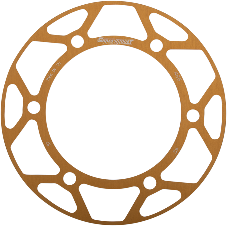 Supersprox Edge Rear Sprocket Insert - Gold - 42 Tooth Racd-486-42-Gld