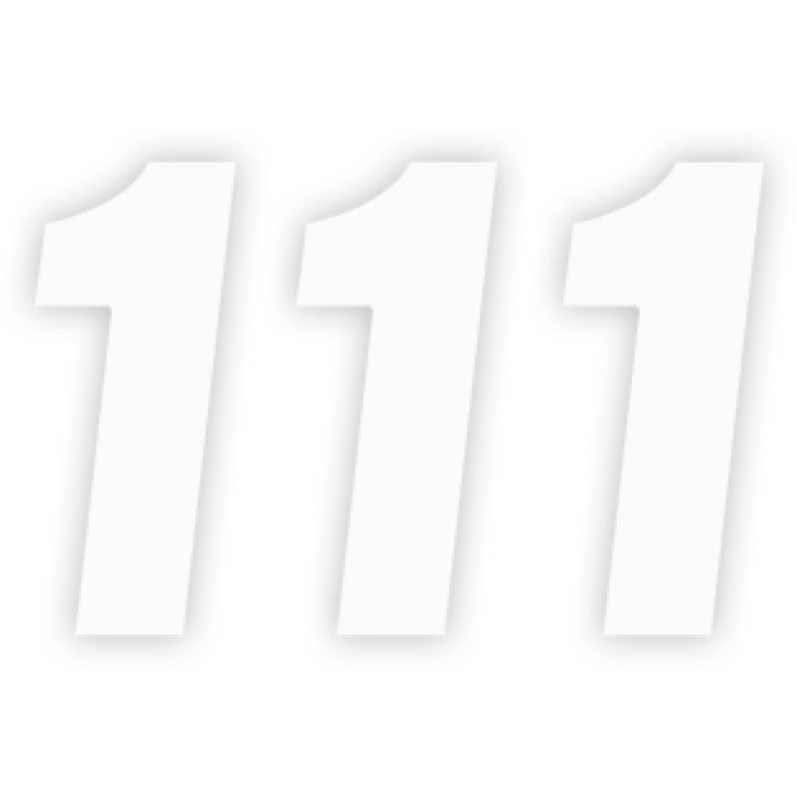 Factory Effex Fx Factory Number 1 - White - 7" 08-90091