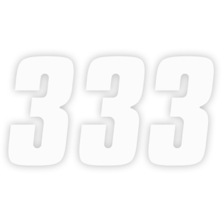 Factory Effex Fx Factory Number 3 - White - 6" 08-90053