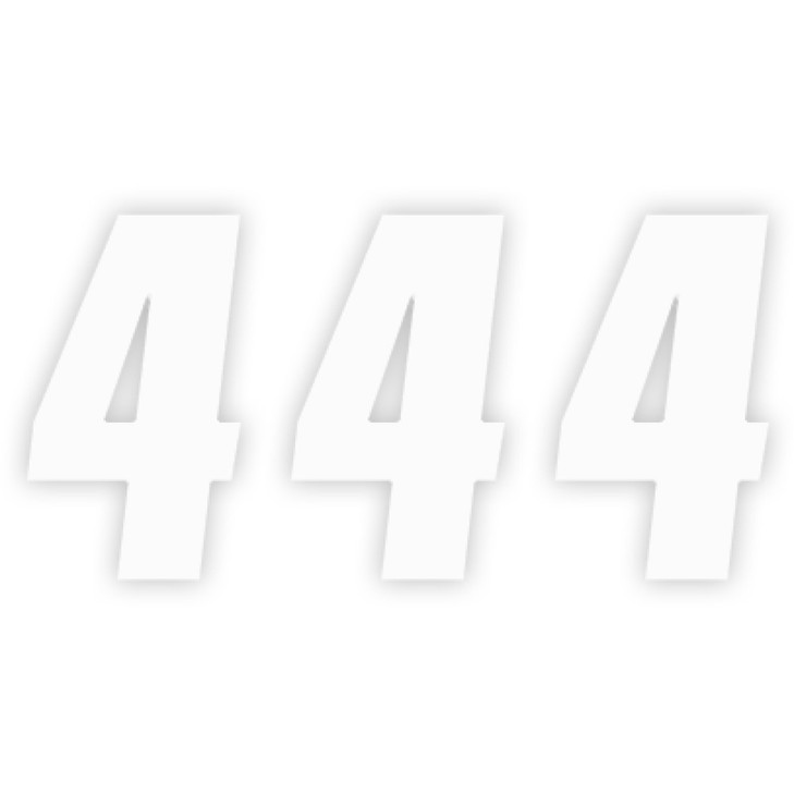 Factory Effex Fx Factory Number 4 - White - 6" 08-90054