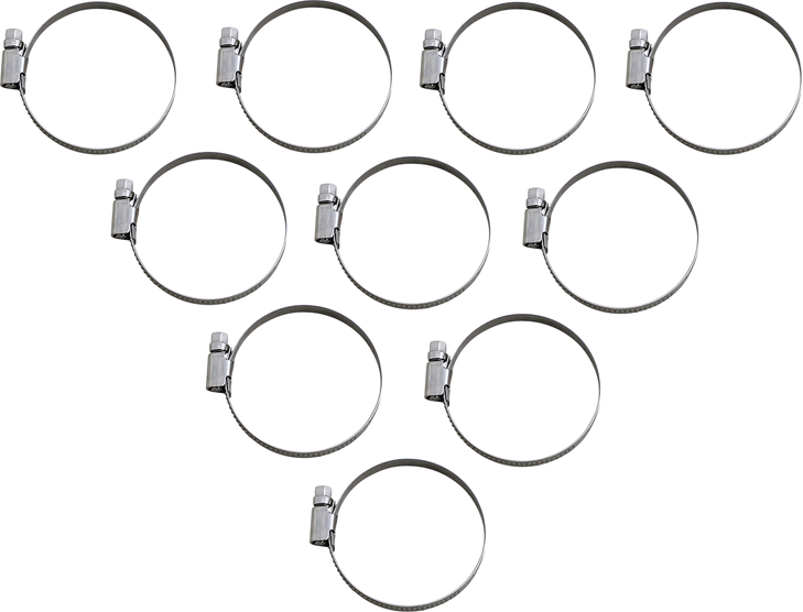 Parts Unlimited Embossed Hose Clamp - 40-60 Mm