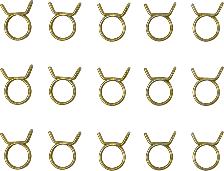Hose Clamps - Self-Tensioning - Double Wire - 7/16" - 15 Pack 111-1716