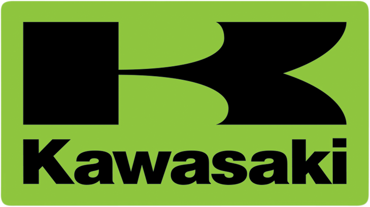 D'Cor Visuals Kawasaki Icon Decal - 6" - Squared 40-20-109
