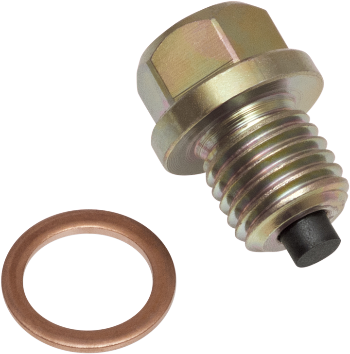 Show Chrome Magnetic Oil Drain Plug - Honda/Kawasaki/Victory 5-302