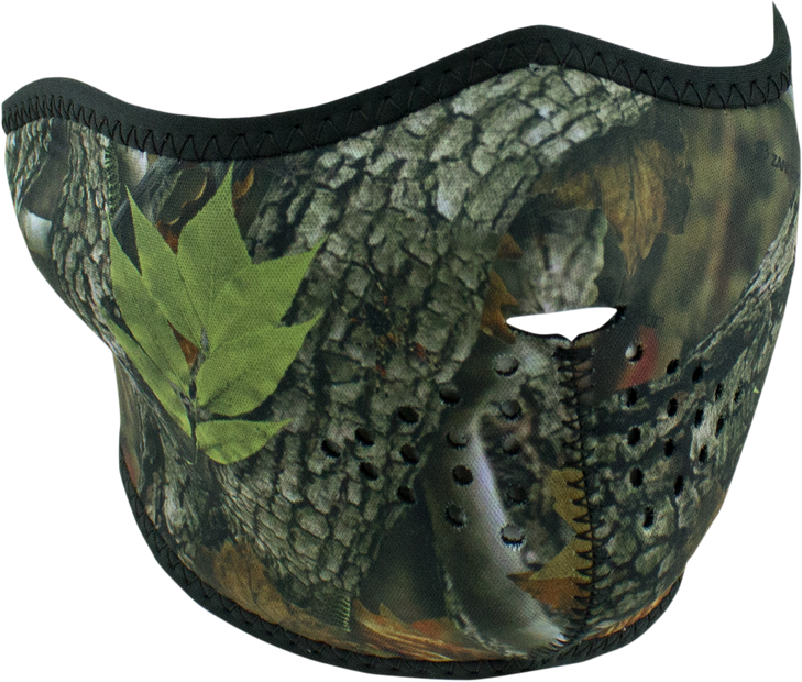 Zan Headgear Half Mask - Forest Camo Wnfm238H