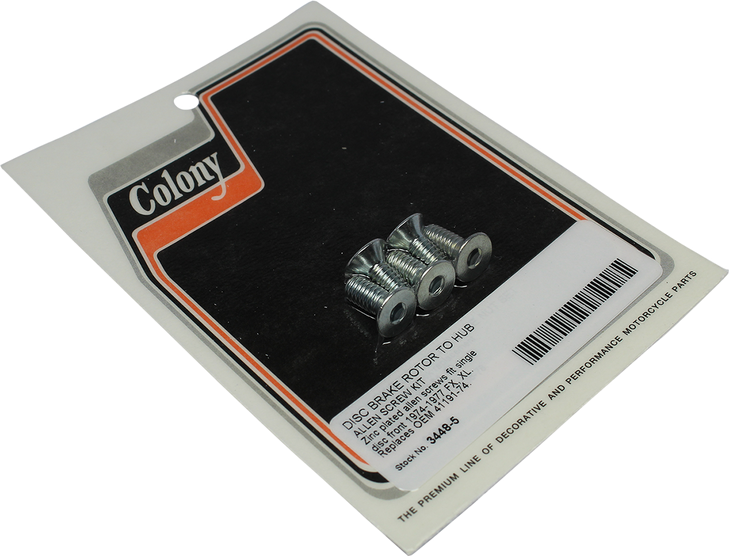Colony Brake Rotor Screw Kit 3448-5