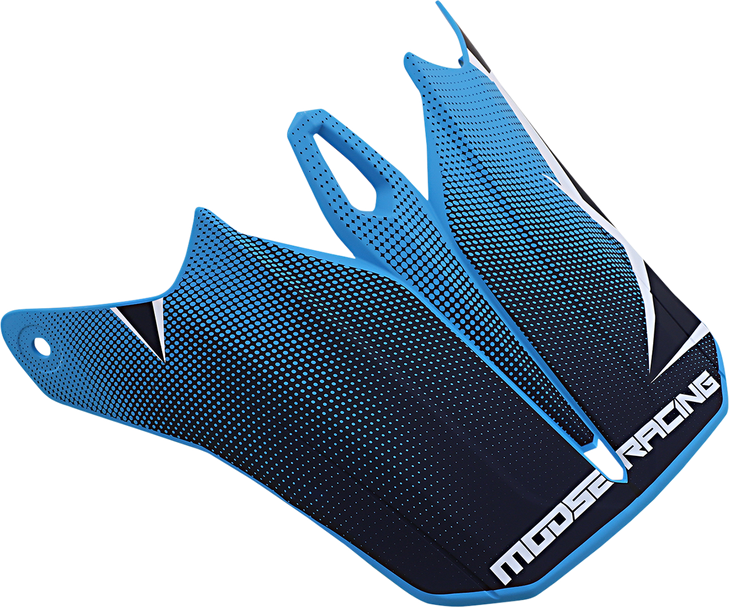 Moose Racing F.I.Visor Kit - Agroid - Navy/Light Blue 0132-1414