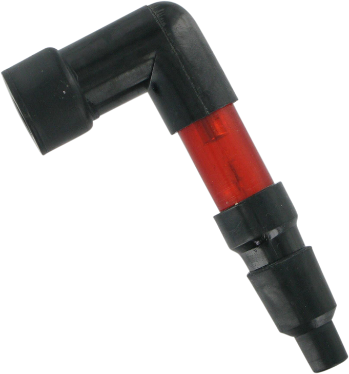 Parts Unlimited Spark Plug Cap - 90 Degree - Red