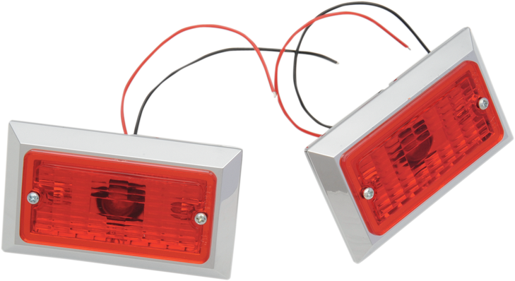 Chris Products Marker Lights - Dual Filament - Red 0814R-2