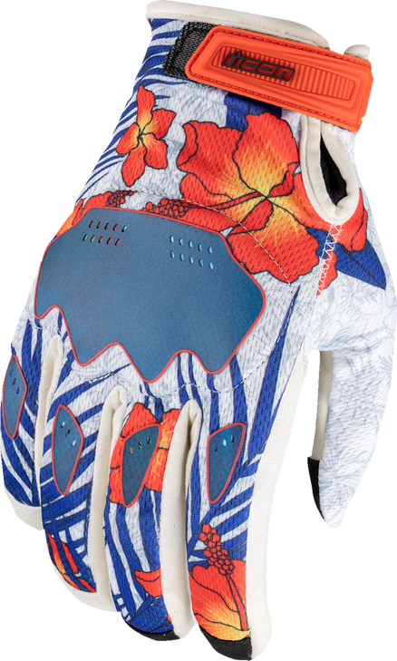 Icon Hooligan Kaonohi Gloves - White - 3Xl