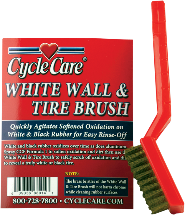 Cycle Care Formulas Whitewall Tire Brush 88014