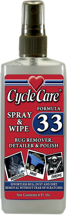 Cycle Care Formulas Formula 33 Detailer & Bug Remover - 4 U.S. Fl Oz 33004