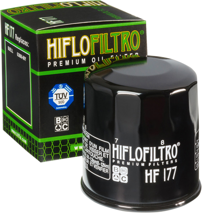 Hiflofiltro Oil Filter - Black Hf177