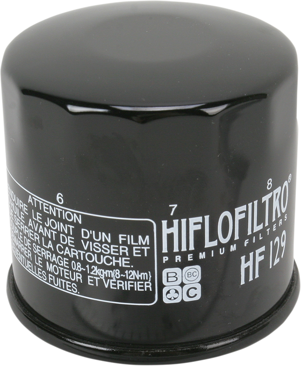 Hiflofiltro Oil Filter Hf129