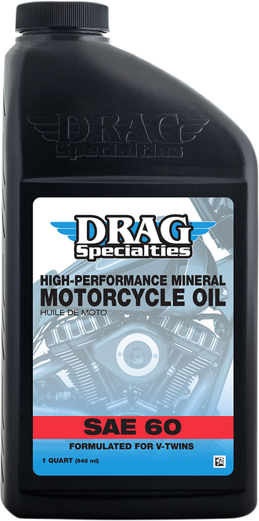 Drag Specialties Oil Engine Oil - Sae 60 - 1 U.S. Quart