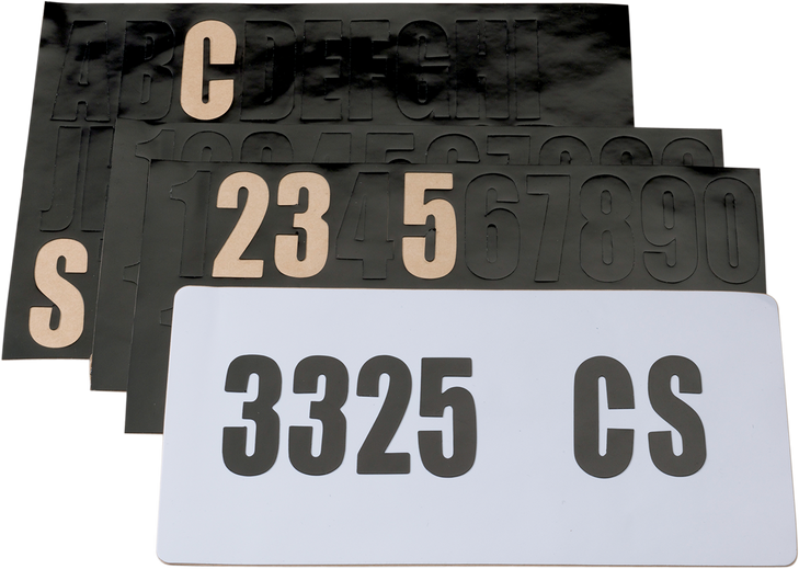 Moose Utility License Plate Decal Kit M-01005